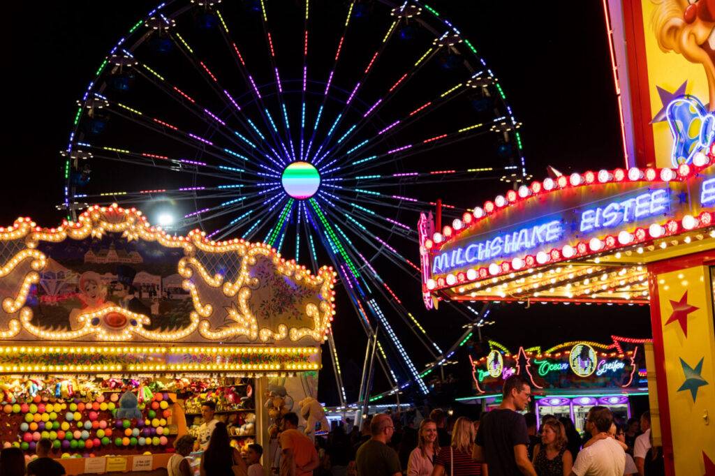 Das Weinfest in Oberkirch bei Nacht