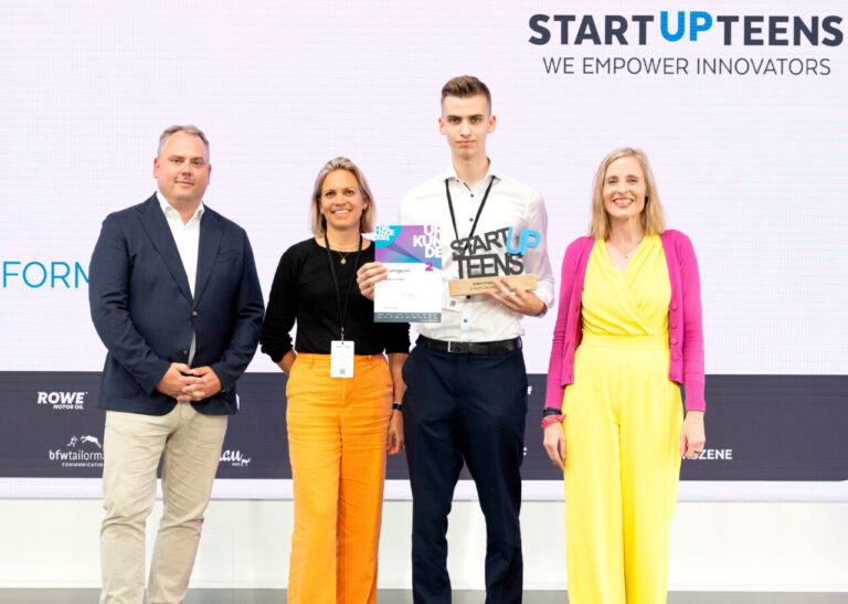 Preisträger Luca Kammerer bei den "Startup Teens"