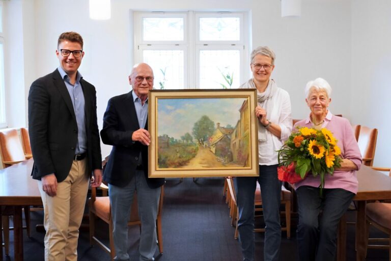 Übergabe der Kunstwerke