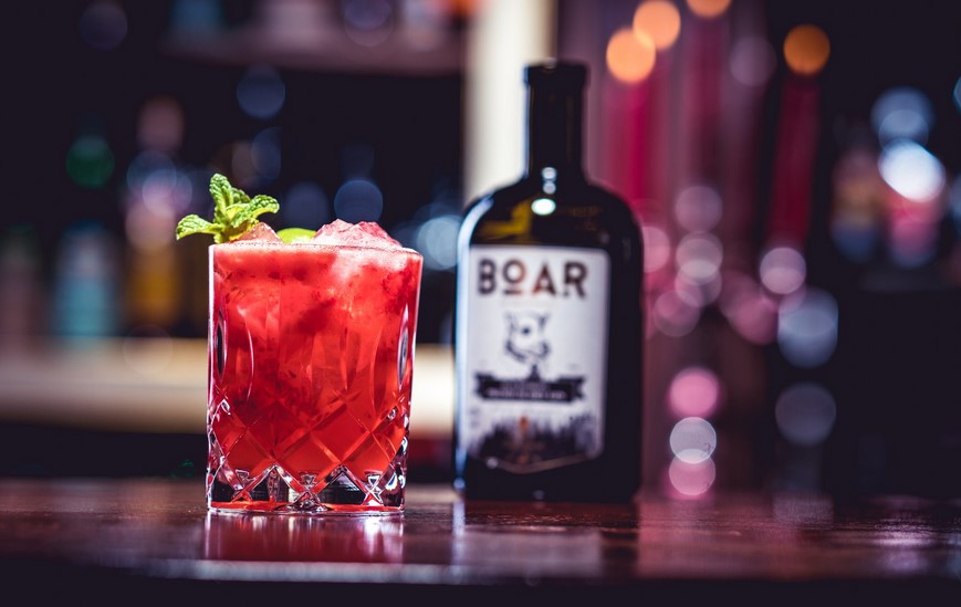 Cocktail mit Boar-Gin