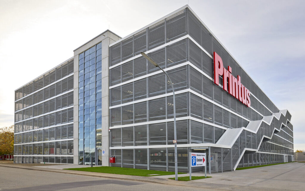 Das neue Parkhaus von Printus