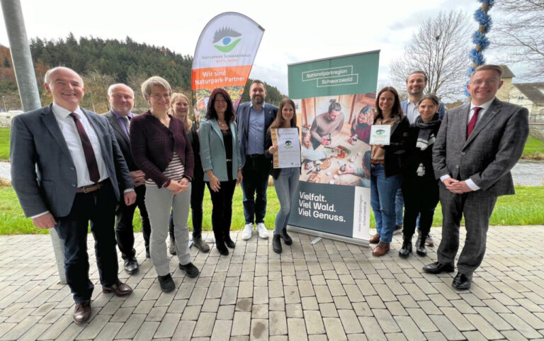 Vertreter von Naturpark und Nationalparkregion Schwarzwald