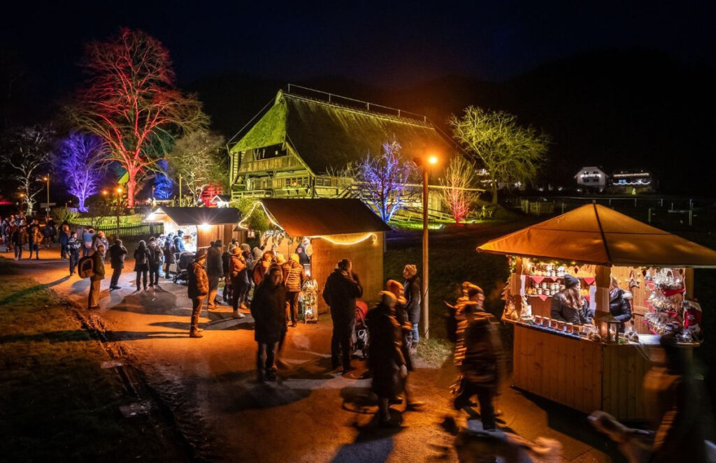 Weihnachtsdorf auf dem Vogtsbauernhof