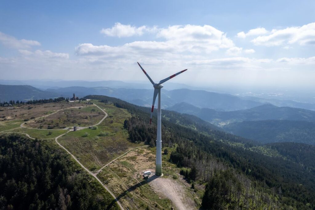 Windrad auf der Hornisgrinde