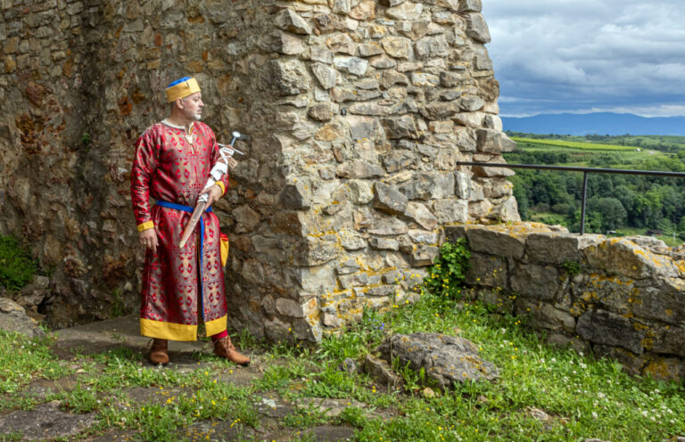 Hans-Jürgen van Akkeren in Mittelalter-Outfit