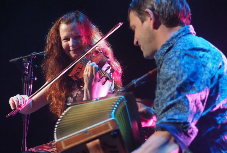 Gudrun Walther und Andy Cutting