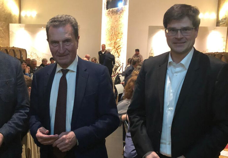 Günther Oettinger und Johannes Rothenberger (CDU)