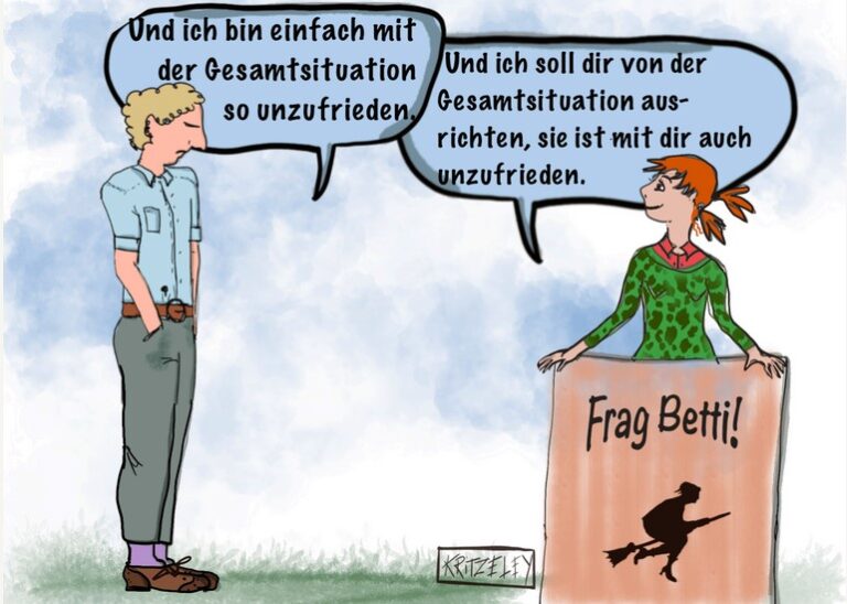 Cartoon von Bettina Ley