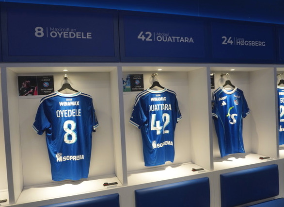 Umkleidekabine von Racing Straßburg