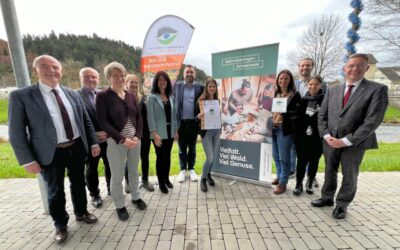 Vertreter von Naturpark und Nationalpark Schwarzwald