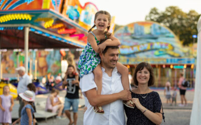 Familie beim Oberkircher Weinfest