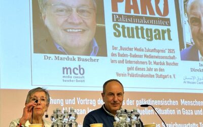 Annette Groth und Issam Younis