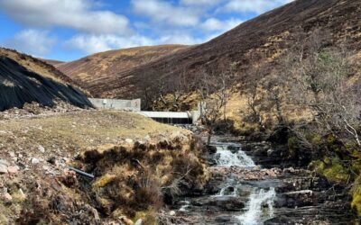 Wasserkraftanlage in Schottland