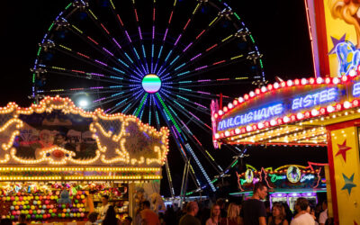 Das Weinfest in Oberkirch bei Nacht